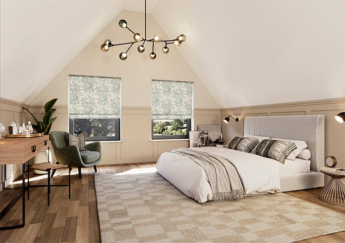 Laura Ashley Picardie, Sage - Roman Blind - Image 6